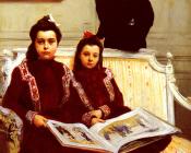 弗朗索瓦 弗拉芒 : Family Portrait of a Boy and his two Sisters